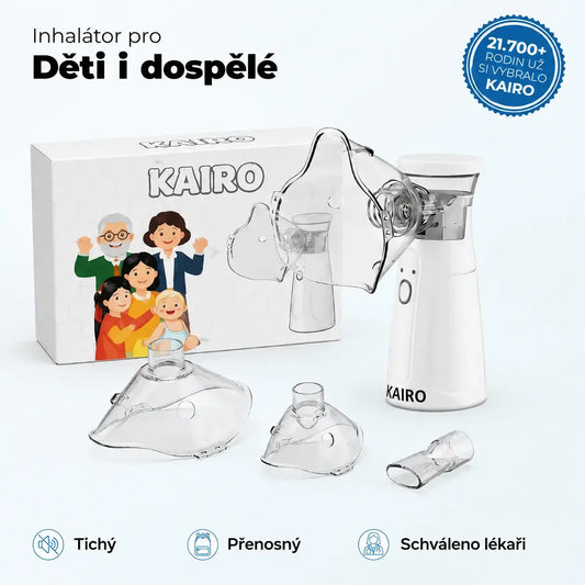 Inhalátor pro děti i dospělé - sleva 30 % 🎉