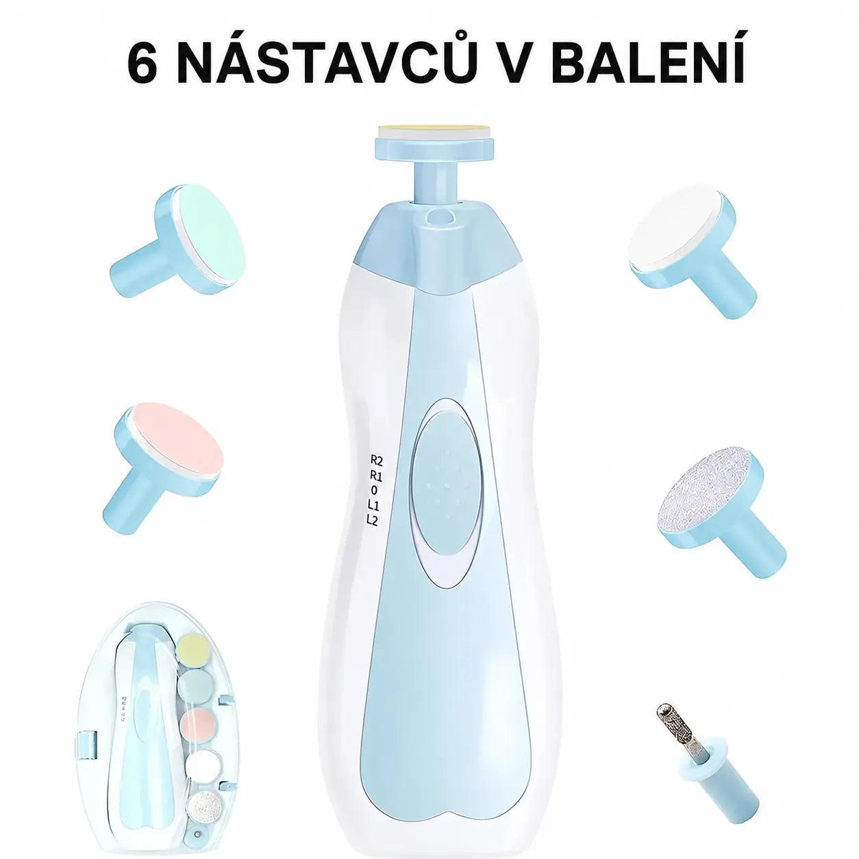 Elektrický pilník na nehty pro miminka