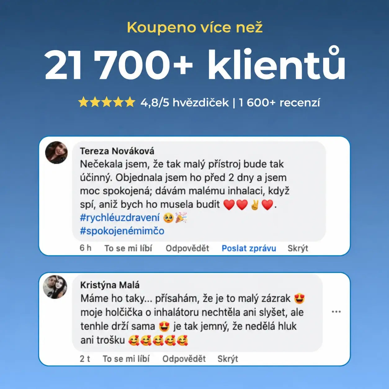Inhalátor pro děti i dospělé - sleva 30 % 🎉