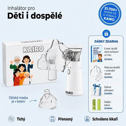 Inhalátor pro děti i dospělé - sleva 30 % 🎉
